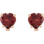 Load image into Gallery viewer, Garnet Pattern Stud Earrings for Women
