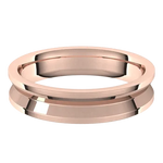 Load image into Gallery viewer, Reverse Knife Edge Mens Wedding Band
