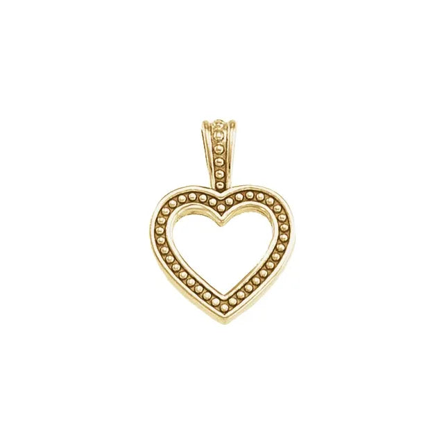 Valentine's Day Jewelry Gifts: Polished Heart Pendant