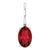 Garnet Birthstone Charm Pendant