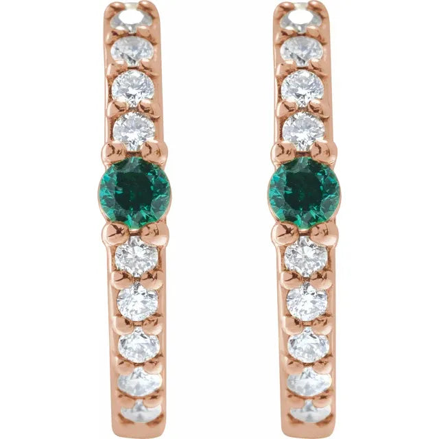 Valentine’s Special Gifts for Women: Natural Diamond Huggie Earrings