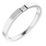 Load image into Gallery viewer, Signature Flat Diamond Wedding Band for Men
