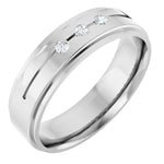 Load image into Gallery viewer, Grooved Wedding Band For Men
