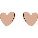 Load image into Gallery viewer, Asymmetrical Heart Earrings
