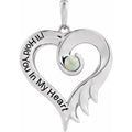 A Celebration of Love and Special Days: Engraved Heart Pendant