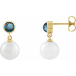 Load image into Gallery viewer, Trendy Jewellery for Women: Cabochon Drop Earrings
