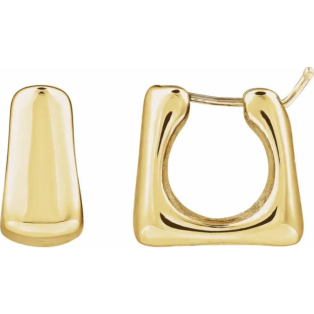 Valentine’s Special Square Shaped Hoop Earrings