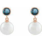 Load image into Gallery viewer, Trendy Jewellery for Women: Cabochon Drop Earrings
