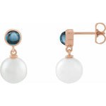 Load image into Gallery viewer, Trendy Jewellery for Women: Cabochon Drop Earrings
