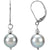 Gray Freshwater Cultured Pearl Earrings