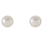 Load image into Gallery viewer, Unique Gift for Ladies- Freshwater White Pearl Earrings
