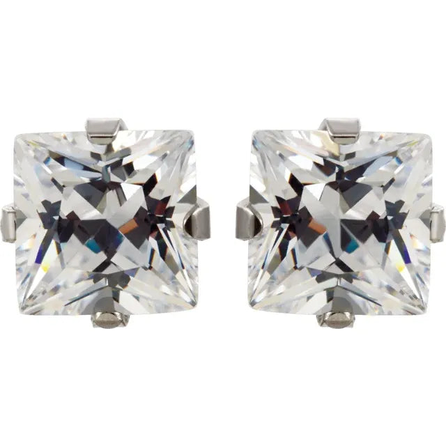 Sparkling Birthstone Stud Earrings