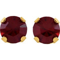 Mozambique Garnet Imitation Earrings