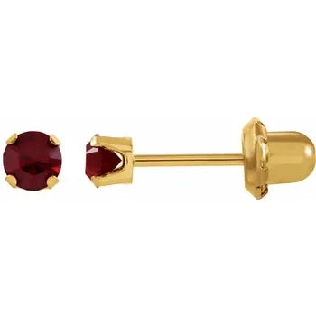 Mozambique Garnet Imitation Earrings