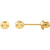 14k Yellow Gold Youth Stud Earrings