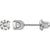 Cubic Zirconia Stud Earrings