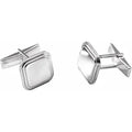 Posh Mens Cufflinks In Sterling Silver