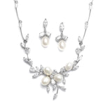 Load image into Gallery viewer, Freshwater Pearl Necklace &amp; Earring Set
