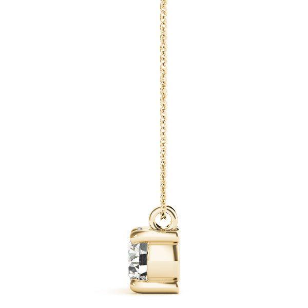 Solitaire Gold Pendant For Women