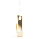 Load image into Gallery viewer, Unique Three Stone Gold Pendant for Women
