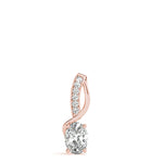 Load image into Gallery viewer, Oval Halo Diamond Pendant
