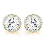 Load image into Gallery viewer, Elegant Three Prong Lab Grown Diamond Studs
