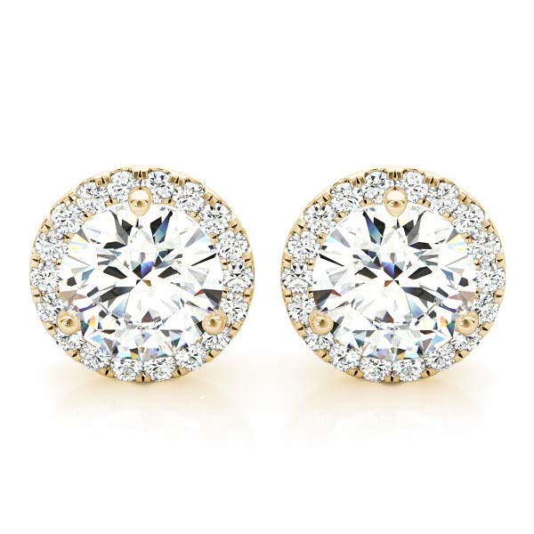 Elegant Three Prong Lab Grown Diamond Studs