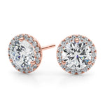 Load image into Gallery viewer, Elegant Three Prong Lab Grown Diamond Studs
