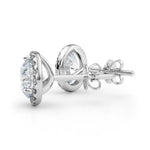 Load image into Gallery viewer, Elegant Three Prong Lab Grown Diamond Studs
