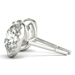 Load image into Gallery viewer, Elegant Three Prong Lab Grown Diamond Studs
