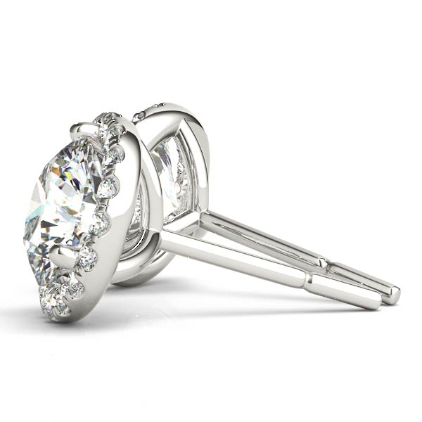 Elegant Three Prong Lab Grown Diamond Studs