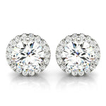 Load image into Gallery viewer, Elegant Three Prong Lab Grown Diamond Studs
