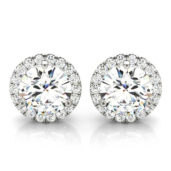 Elegant Three Prong Lab Grown Diamond Studs