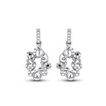 Load image into Gallery viewer, Women’s Fashion Earrings with Round Diamonds
