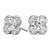 Trendy Round Diamond Fashion Halo Earrings