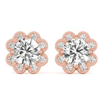 Load image into Gallery viewer, Floral Diamond Fashion Earrings
