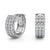 Trio Brilliance Lab Grown Diamond Hoop Earrings