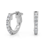 Load image into Gallery viewer, Single Row Lab Grown Diamond Earrings
