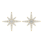 Load image into Gallery viewer, Starburst Diamond Earrings
