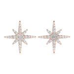 Load image into Gallery viewer, Starburst Diamond Earrings
