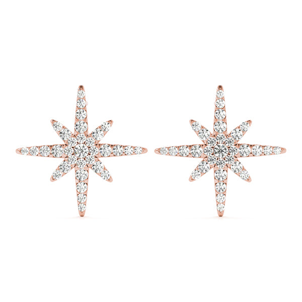 Starburst Diamond Earrings