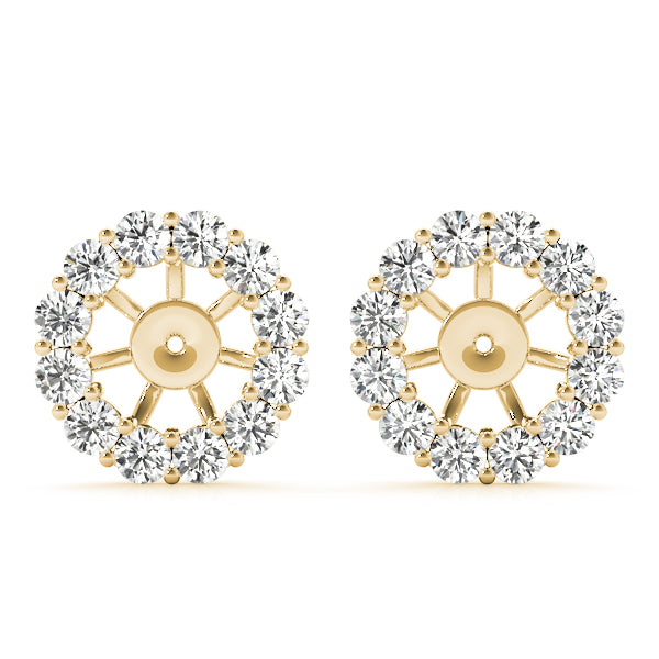 Ethical Lab Grown Round Diamond Earrings