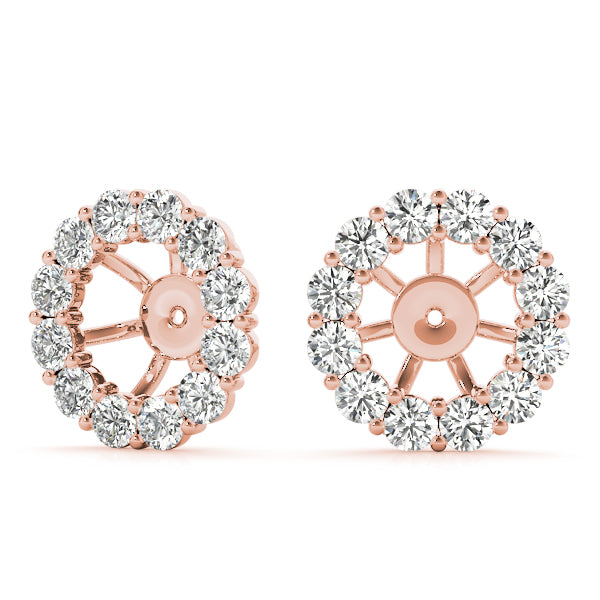 Ethical Lab Grown Round Diamond Earrings