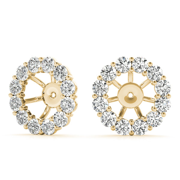 Ethical Lab Grown Round Diamond Earrings