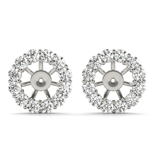 Ethical Lab Grown Round Diamond Earrings