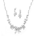 Cubic Zirconia Bridal Necklace Set