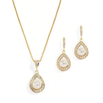 Load image into Gallery viewer, 14k Gold Necklace And Earring Set
