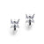 Princess Cut Solitaire Clip On Earrings