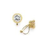 Load image into Gallery viewer, Crown Solitaire Stud Earrings
