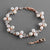 Freshwater Pearl And CZ Bracelet